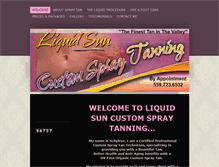 Tablet Screenshot of liquidsunvisalia.com